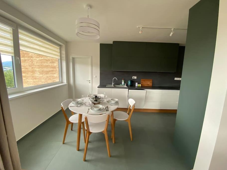 班斯卡-比斯特里察New Flat With A Mountain View, Garage Parking公寓 外观 照片